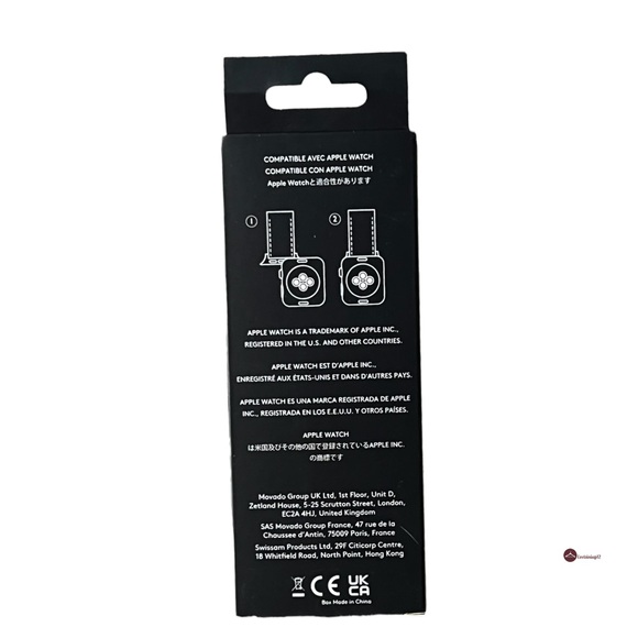 COACH Signature Tan Logo Red Heart Motif Leather 38 40 MM Apple Watch Band Strap - Picture 12 of 13